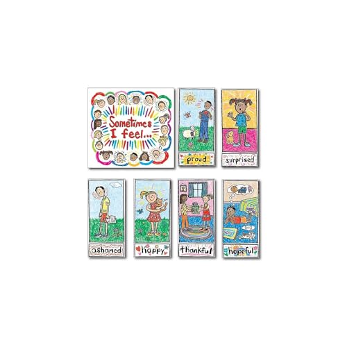 Carson Dellosa Kid-Drawn Emotions Bulletin Board Set