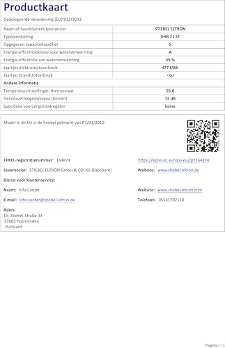 Stiebel Eltron DHB 21 St | 21 kW Variante - 12