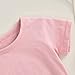Tsseiatte Toddler Baby Boy Girl Short Sleeve Crew Neck T Shirt Pullover Sweatshirt Summer Basic Tees Solid Casual Clothes (US, Age, 6 Months, 12 Months, B-Pink)