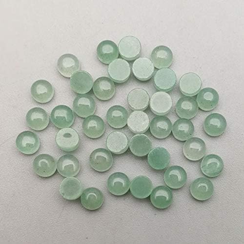 Miniatura 3 de Moda mezclada 100pcs piedra natural cabujón cuentas sin agujero 0.157 in anillo de joyería de arco único accesorios - (color: color mixto)