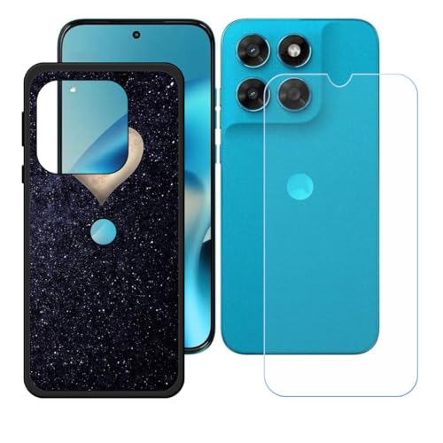 CongJiaLingXi�P�[�X �K�p���� Motorola Moto G77 (6.78") + �����K���X�X�N���[���ی�t�B���� �A���ȃ\�t�g�V���R���P�[�X�ی�TPU�J�o�[�̃P�[�X�J�o�[ - WZ16