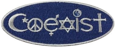 Amazon.com: EvolveFISH Coexist Embroidered Patch - 3.5