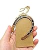 Honbay 6PCS Metal Mini Horseshoes Favors Decorations with Kraft Tags for Wedding Party #2