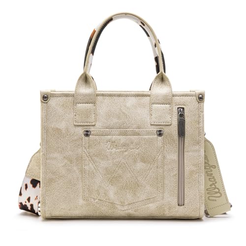 Image of Montana West x Wrangler Tote Bag for Women Western Cow Print Purse Designer Top Handle Handbags