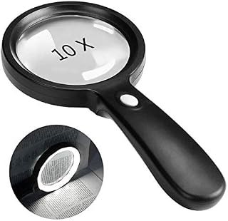 Magnifier Magnifying Glass with Light Handheld Large Optical Equipmen for Close Work Sewing Repair Crafts Reading magnifiers