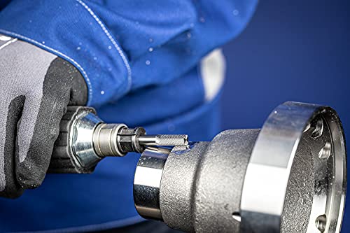 PFERD TOOLS HM-Frässtift-Set, 3-teilig, Zahnung MICRO, Schaft- 6mm, Frässtift- 6mm, 21901306 für die Feinbearbeitung auf nahezu allen Materialien bis 68 HRC 3 Formen