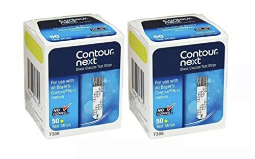 100 Diabetic Test Strips 7308 (2 Boxes of 50) Expiration Date More Than a Year