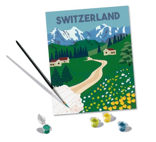 Peinture par numéros cadeau ado 12 ans Ravensburger Région Vierge