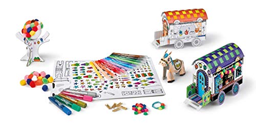 Coffret multi-activités Maped Creativ de 2 roulottes à fabriquer et décorer dès 5 ans