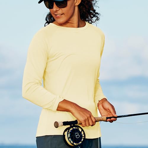 Free Fly Women's Lightweight Long Sleeve II - UPF 20+ Sun Protection Bamboo Viscose Ultra Soft Womens Shirts4