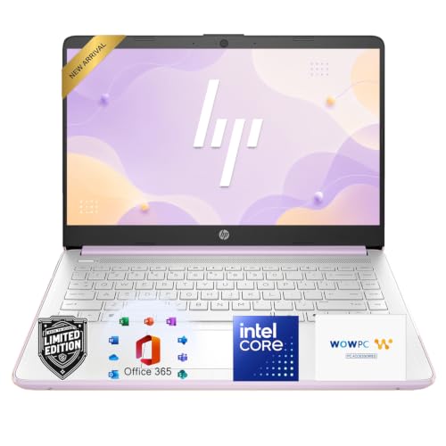 Image of HP 14 inch Laptop, Intel N150 Processor, 4GB DDR5 RAM, 128GB SSD, Long Battery Life, 1TB Cloud Storage, Windows 11 with Microsoft 365 for Business, Students & Everyday Use