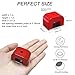 Horseshoe Magnets,U Horseshoe Magnet for Nails,Red Cast Alnico 5 Bridge Magnet with Keeper for Home, Office, and DIY