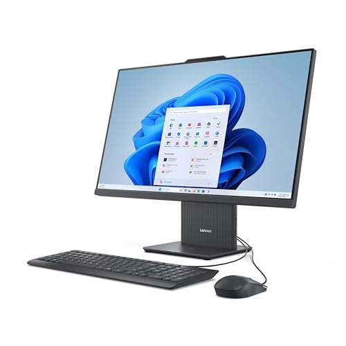 Image of Customizable IdeaCentre 27 inch FHD All-in-One Business Desktop, 13th Gen Intel Core i7 CPU, 8GB /16GB /32GB /64GB RAM, 512GB /1TB /2TB SSD, Wi-Fi 6, USB-C, HDMI, Webcam, KB&Mouse, Windows 11 Pro