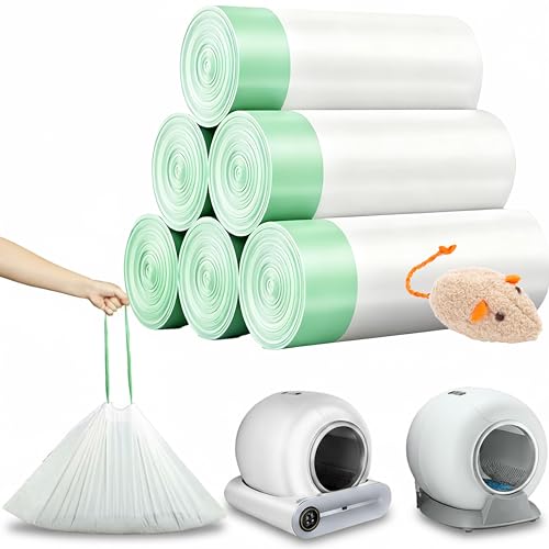 120 Count Thickened Automatic Cat Litter Box Bags PetCova,