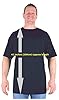 Big Mens Black Pat Extra Long Tall T Shirt Nightshirt Cotton Large Plain Long Line Extreme Length Oversized Man for Sizes M L XL 2XL 3XL 4XL 5XL 6XL 7XL 8XL, Size : 6XL #1