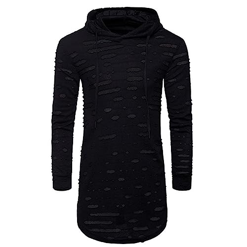 Sweatshirt homme training top noir veste zippée chaude pour le sport et jogging