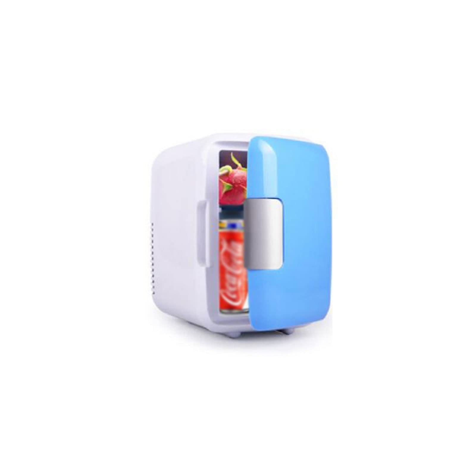 DieffematicBX Nevera Pequeña Refrigerador Compacto portátil multifunción Mini Belleza cosmética refrigerador Bebida refrigerador congelador de Nevera para automóvil para automóvil (Color : Blue)