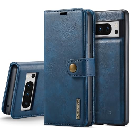 Étui en cuir véritable pour Pixel 8 Pro : protection premium et amovible