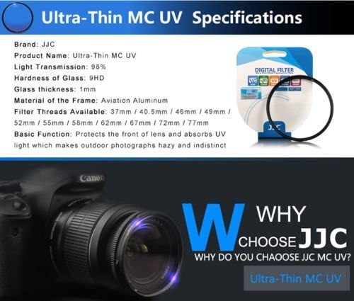 Image of JJC F-MCUV77 UV Protection Filter Digital Slim Multi-Coated Glass Filter 77mm