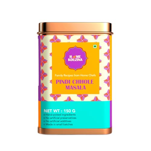 Image of Home Kouzina Pindi Chhole Masala - 150g (Pack of 2)| Perfect for perfectly balanced Chhole, Pindi Chhole, and More | No Artificial Additives | Made in Small Batches | 100% Natural Ingredients