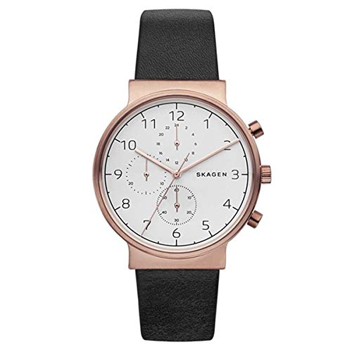 [�X�J�[�Q��]SKAGEN �����Y �A���J�[ �N���m�O���t ���[�Y�S�[���h �u���b�N���U�[ �� SKW6371 �r���v [���s�A���i]