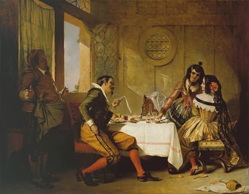 Pinturas murales retro y reproducciones de arte Augustus Leopold Egg lienzos decorativos