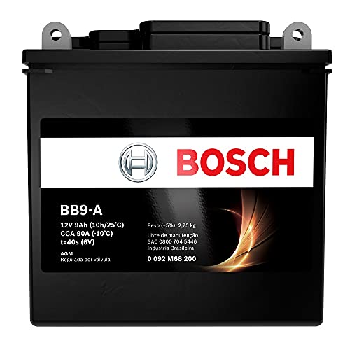 Bateria Moto SUZUKI INTRUDER 250 Ano 00/03 Bosch 9ah bb9-a (yb7-a)