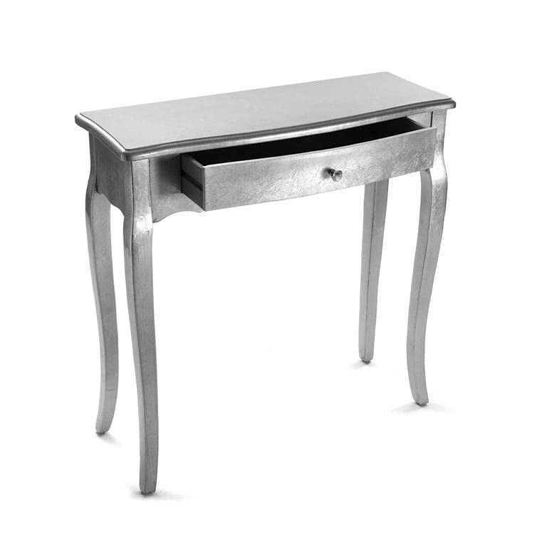 Versa Anish Smalle hal of vestibule Entree hal meubilair, Console Tafel, met 3 lades, Afmetingen (H x B x H) 81,5 x 25 x 97 cm, Hout, Kleur Bruin en grijs