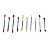 Packung mit 10 Stück 10 Stück Original LogiCell Teleskopstift/Ersatzstift/Stylus für Nintendo 3DS
