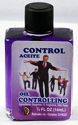 6 Pieces BRYBRADAN Controlling Spiritual Oil Control ACEITE ESPIRITUAL -1/2 FL OZ 14.7ML