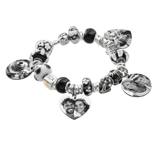 Personalized Photo Charm and Message Engraving Pendant For European Charm Bracelet Mother's Day Gift for Mom4