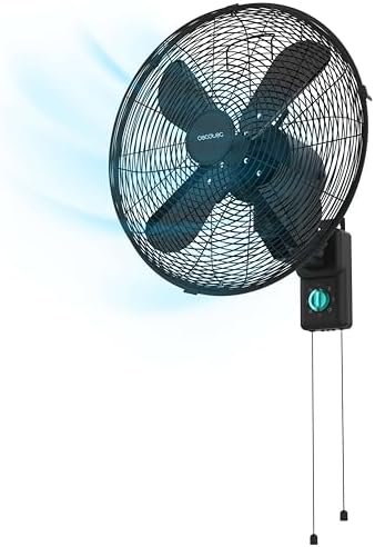 Ventilatore Da Parete ARDES AR5W40R | 3 Pale 40cm, Telecomando, Timer 7.5h | Oscillante E Silenzioso