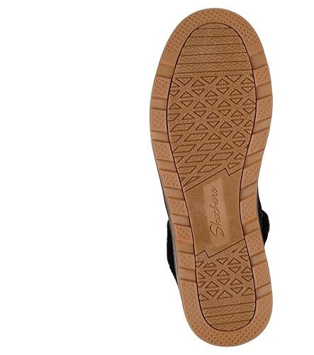 Skechers Women's PARK CITY - Waterproof Boot waterproof fashion hiker, Black/Black, 5 M