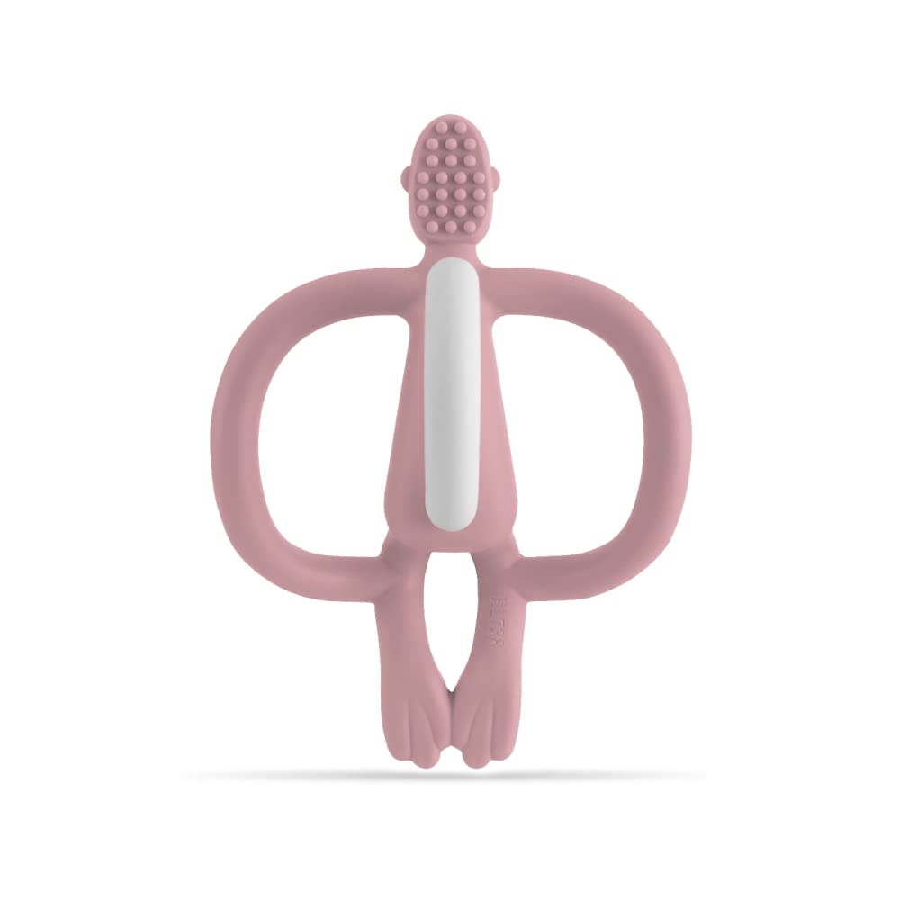 Matchstick Monkey Teething Toy, Dusty Pink