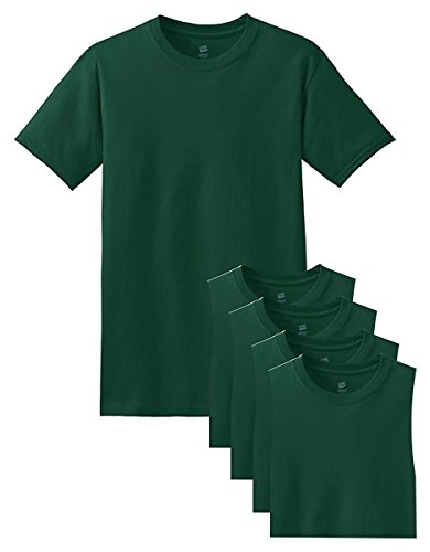 Hanes Ultimate Men's 5-Pack Tagless ComfortSoft Crewneck T-Shirt