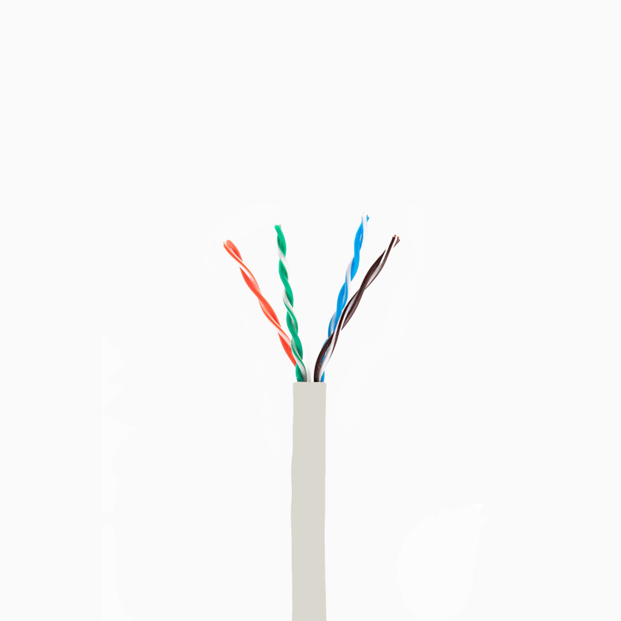 Infinity Cable Products Cat6 Riser (CMR) Ethernet Cable 1000ft White UTP 23AWG 550MHz UL Certified Easy Pull Reelex II Box Bulk Networking LAN