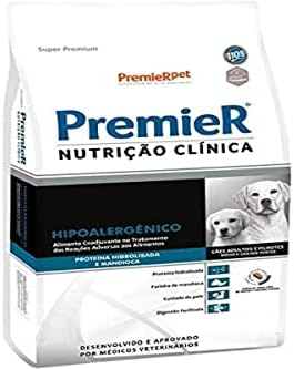 Ração Nutrição Clínica Para Cães Hipoalergênica 10,1kg Premier Pe...