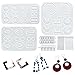 LET'S RESIN 3PCS Earring Epoxy Resin Molds, Bohemian Drop Dangle Resin Earring Mold, Fashion Jewelry Resin Silicone Molds for Women Girls