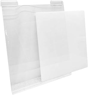 MH GLOBAL Slatgrid Gridwall Lucite Clear Acrylic T-Shirt Display Panel