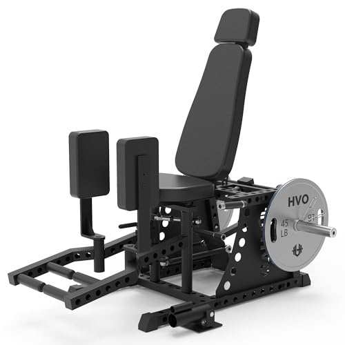 Image of HVO Hip Adduction Abduction Machine: Abductor Adductor Machine-Inner and Outer Thigh Machine Glute Machines Thigh Master for Hip Abduction with 6 Levels Gear System Glute Machines