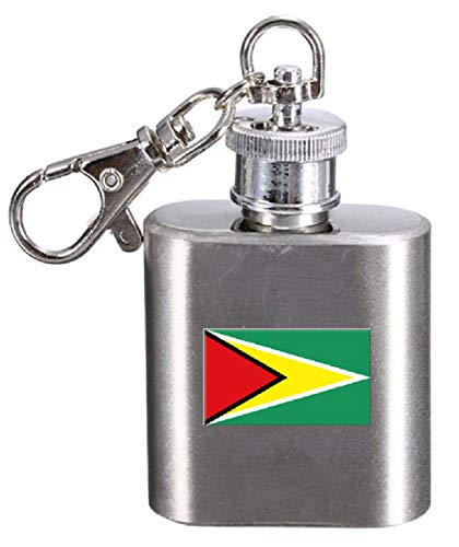 Flasque porte-clés drapeau Guyane pour éviter l'encombrement des bouteilles - 2