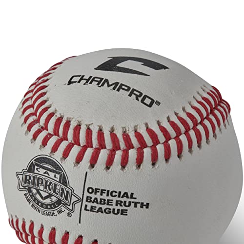 Champro Cal Ripken Baseballs With Full Grain Leather Cover, 12 Pack #TOP3