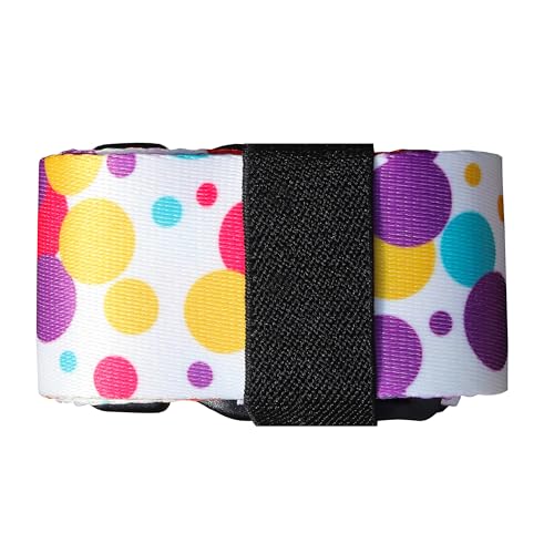 Image of Luggage Straps for Suitcases TSA Approved Easy Pack Organized Suitcase Strap, Luggage Strap, Luggage Belt Strap, Bag Straps for Luggage. Buckle Straps Travel Accessories (Colorful Dot)