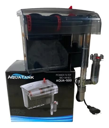 Filtro Externo Para Aquários De Até 70l Aquatank Aqua-500 550l/h -220v