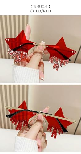 Lunettes de soleil sans monture finis les masques lourds pour Halloween