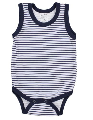 TupTam Baby Jungen Achselbody 5er Pack Baumwolle Unifarben Bequem OEKO-TEX, Farbe: Farbenmix 3, Kinder Größe: 116