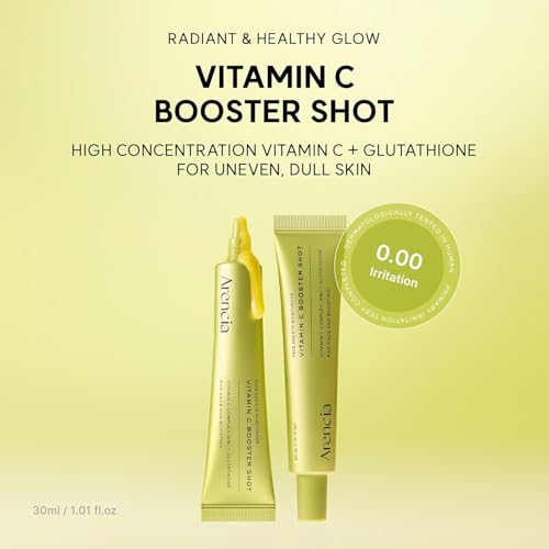 Image of Arancia Vitamin C Booster Shot, 5% Dual Vitamin C + Glutathione Serum for Dark Spot Care