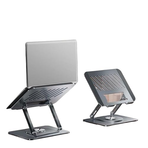 EKLMCFS 360 Degrees Book Stand Carbon Steel Reading Rack Heat Dissipation Holder(Gray)