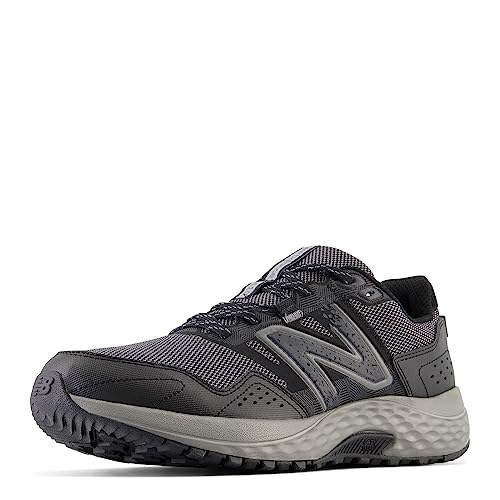 New Balance Tênis de corrida masculino 410 V8 Trail, Phantom/preto/Castlerock, 41