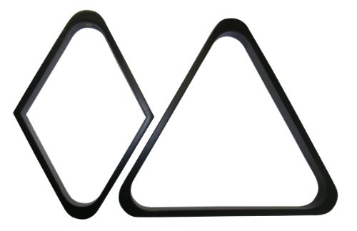 15 + 9 Wood Pool Table - Billiard Ball Rack Choose Mahogany Oak or Black